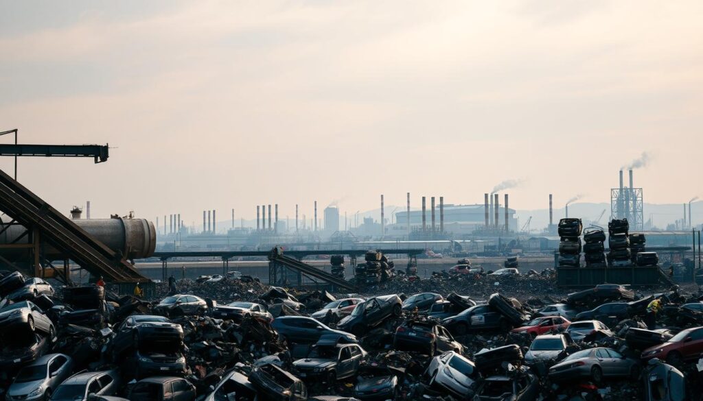we buy junk cars recycling process